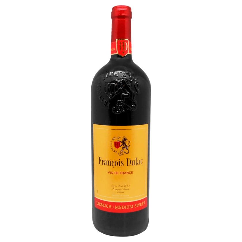 François Dulac Rotwein vin de France lieblich 1l